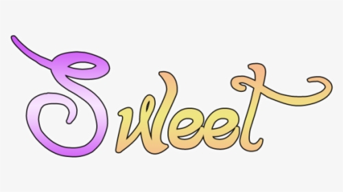Download Sweet Png Free Download - Calligraphy, Transparent Png, Free Download