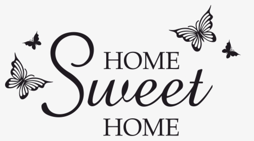 Home Sweet Home Butterfly Svg, Dxf, Eps, Png, Vector - Home Sweet Home Vector Art, Transparent Png, Free Download