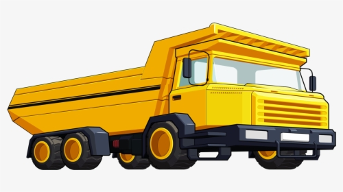 Dump Truck Vector Graphics Haul Truck Illustration - Logo De Una Excavadora, HD Png Download, Free Download