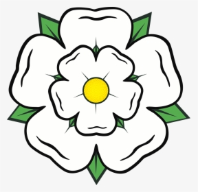 Yorkshire Rose, County, England, Heraldic, Heraldry - Yorkshire White Rose Png, Transparent Png, Free Download