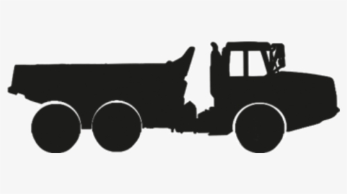 Clipart Cat Dump Truck - Clipart Dump Truck Black And White, HD Png Download, Free Download