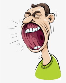 Transparent Cartoon Tongue Png - Shouting Cartoon, Png Download, Free Download