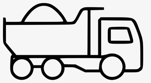 Dump Truck Machine Heavy Machinery Vehicle Construction - Truck Icon, HD Png Download, Free Download