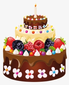 Birthday Cake Chocolate Cake Charlotte Wedding Cake - Cake Images Hd Png, Transparent Png, Free Download