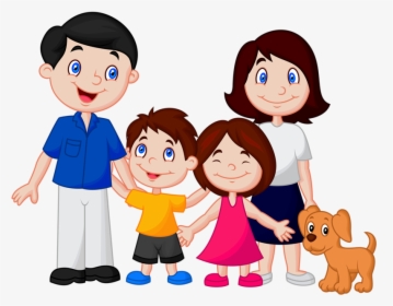 Thumb Image - Happy Family Cartoon, HD Png Download, Free Download