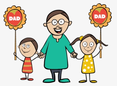 Clip Art Fathers Day - Father's Day Cartoon Clipart, HD Png Download, Free Download