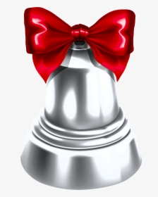 Silver Christmas Bells Png, Transparent Png, Free Download