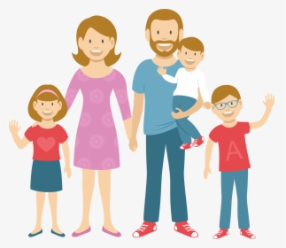 Cartoon Family Transparent Background, HD Png Download, Free Download