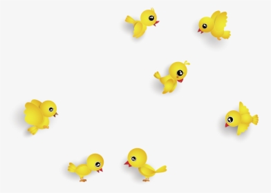 Yellow Chick Vector Png Download - Cartoon, Transparent Png, Free Download