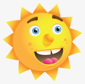 Happy Sun Character - Sun Character, HD Png Download, Free Download