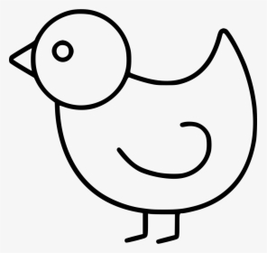 Chick - Line Art, HD Png Download, Free Download