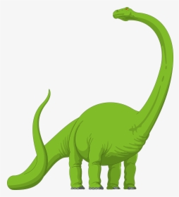 Transparent Dinosaurs Png - Cartoon Long Neck Dinosaur, Png Download, Free Download