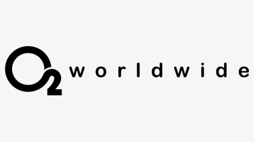 O2 Worldwide Horizontal Black Logo On No Background - Graphics, HD Png Download, Free Download