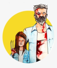 Logan And Laura - Illustration, HD Png Download, Free Download