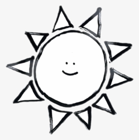 #sun #bright #smile #happy #freetoedit - Cartoon, HD Png Download, Free Download