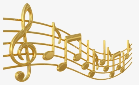 Gold Musical Notes Clipart , Png Download - Gold Music Notes Transparent Background, Png Download, Free Download