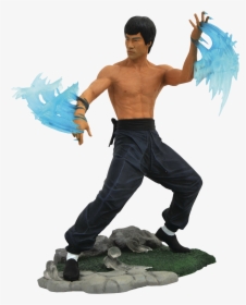 Water Bruce Lee Gallery 9” Pvc Diorama Statue - Bruce Lee Diamond Select, HD Png Download, Free Download