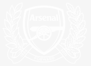 Anniversary Png Black And White - Arsenal 125th Anniversary Logo, Transparent Png, Free Download