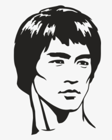 The Bruce Lee Story Sticker Tao Of Jeet Kune Do Phonograph - Bruce Lee Hair Png, Transparent Png, Free Download