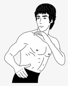 Bruce Lee - Barechested, HD Png Download, Free Download