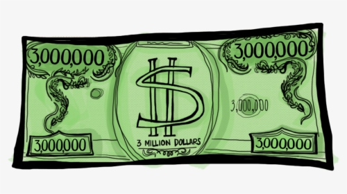3 Mil Bill - Banknote, HD Png Download, Free Download