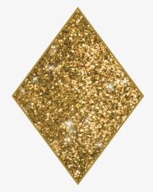 Diamond Shape Sticker By - Gold Glitter Crown Png, Transparent Png, Free Download