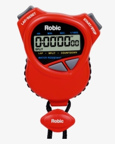 Robic 1000w Dual Stopwatch/countdown Timer- Red - Stopwatch Timer, HD Png Download, Free Download