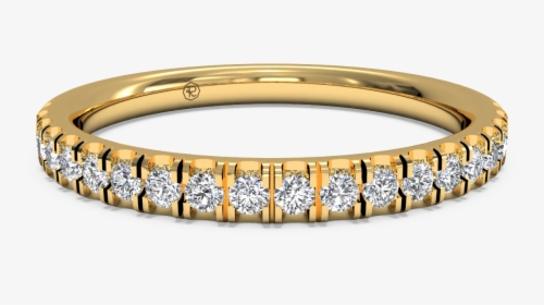 Women"s French-set Diamond Wedding Ring - Bangle, HD Png Download, Free Download