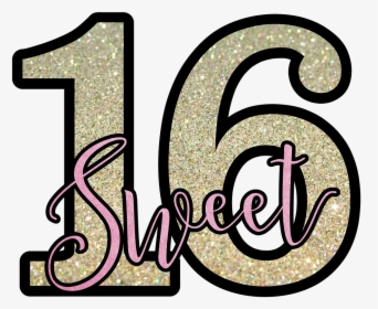 Sweet, Sixteen, Sweet-sixteen, Birthday, Party, Girl - Sweet 16 Png, Transparent Png, Free Download