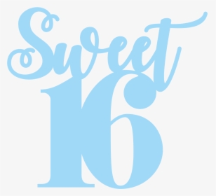 Download Sweet 16 Svg Free, HD Png Download - kindpng