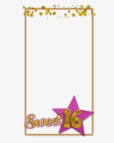Free Sweet Snapchat Geofilter - Sweet 16 Transparent, HD Png Download, Free Download