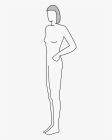 Female Body Silhouette - Clip Art, HD Png Download, Free Download