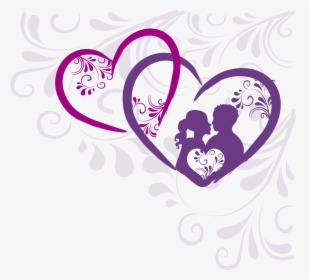 Heart Clip Art - Sweet Couple Text Png, Transparent Png, Free Download