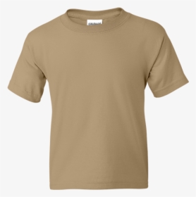 Dryblend 50/50 Youth T Shirt - Light Brown Blank Shirt, HD Png Download, Free Download