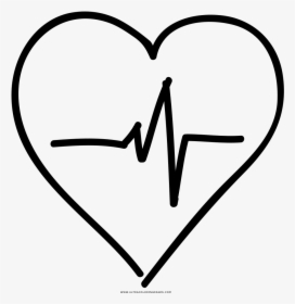 Heart Rate Coloring Page, HD Png Download, Free Download