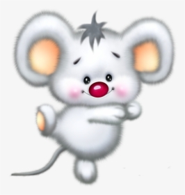 Cute White Mouse Cartoon, HD Png Download, Free Download