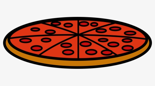 Pizza Clipart Decorator Pattern Takeout - Circle, HD Png Download, Free Download