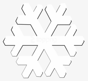 Snowflake Png Transparent Background - White Snowflake Vector Png, Png Download, Free Download