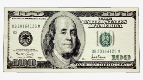 #hundred #bill #money #100dollarbill #onehundred #hundo - Currency Notes Of America, HD Png Download, Free Download