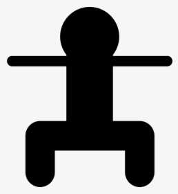 Human Figure In A Squatting Position - Iconos Cuclillas, HD Png Download, Free Download