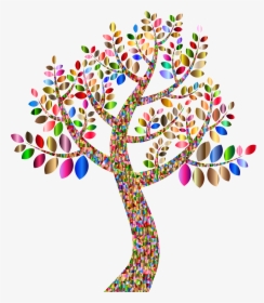 Colorful Family Tree Clipart, HD Png Download, Free Download