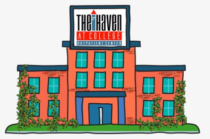 Haven Clipart School Building - College Cartoon Hd Image Png, Transparent Png, Free Download
