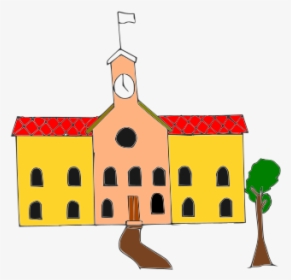 School Building - Illustration, HD Png Download, Free Download