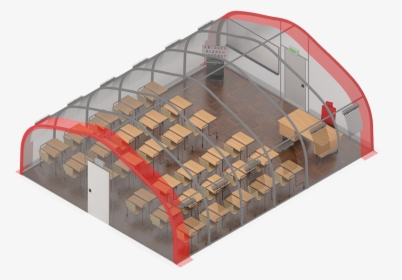 Alaska Structures Hgx-series Modular Classroom Buildings - Lumber, HD Png Download, Free Download