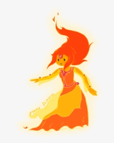 Flame Princess Finn The Human Lumpy Space Princess - Fire Princess Adventure Time Png Gif, Transparent Png, Free Download