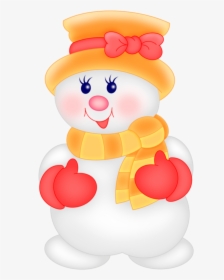 Transparent Cute Snowman Png - Christmas Cute Snowman Clip Art, Png Download, Free Download