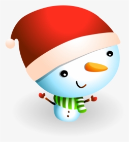 Cute Snowman - Cartoon, HD Png Download, Free Download