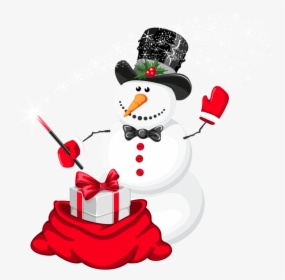 Snowman Christmas Clipart Png, Transparent Png, Free Download