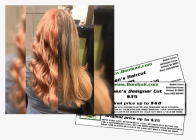 Hairdo Before And After - Blond, HD Png Download, Free Download