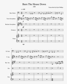 Ajr Burn The House Down Sheet Music, HD Png Download, Free Download